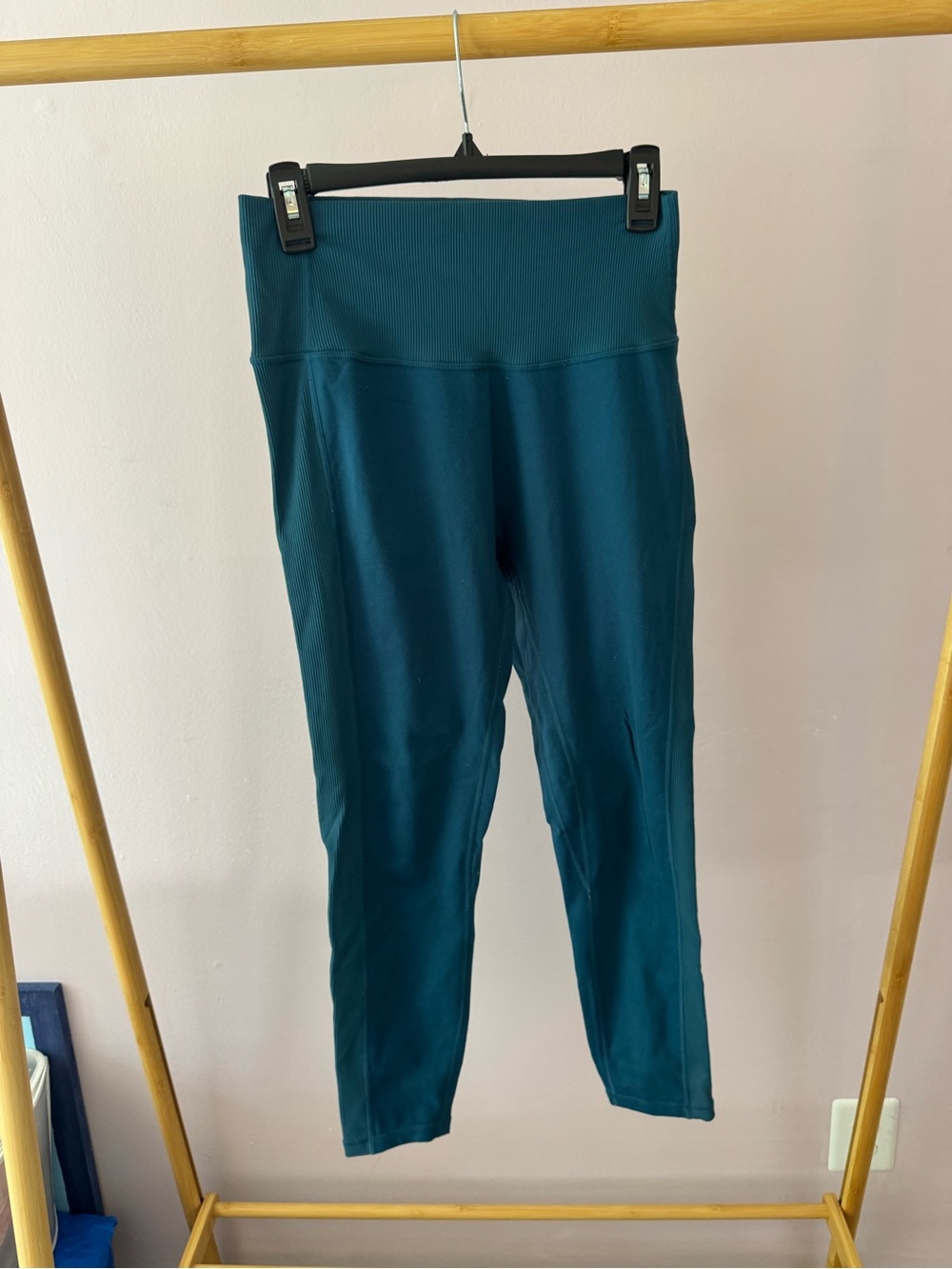 P'tula x Hannah Bower Teal High-Waist Athletic Leggings
